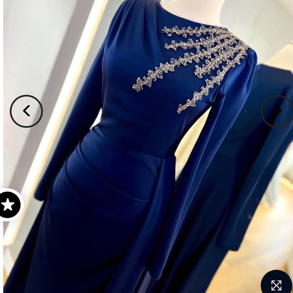 Long evening custom gown